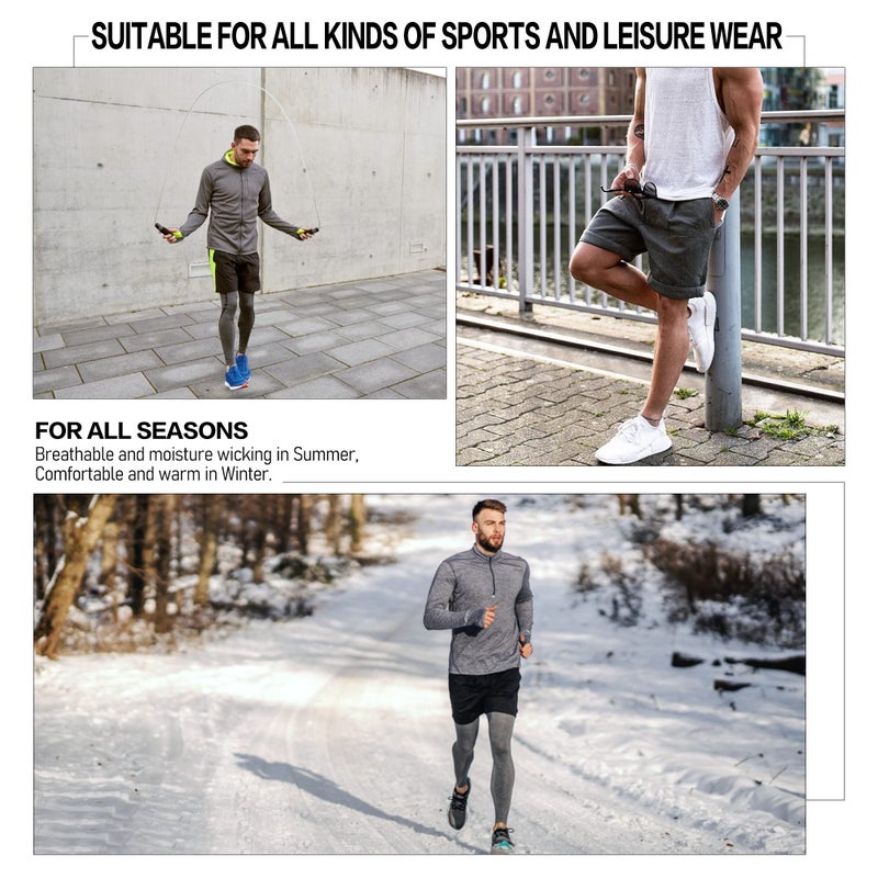 CLOSEMATE Mens Ankle Athletic Running Socks Cushioned Anti-Blister Low Cut for Sports 6 Pairs(6White, Size L) - Image 5