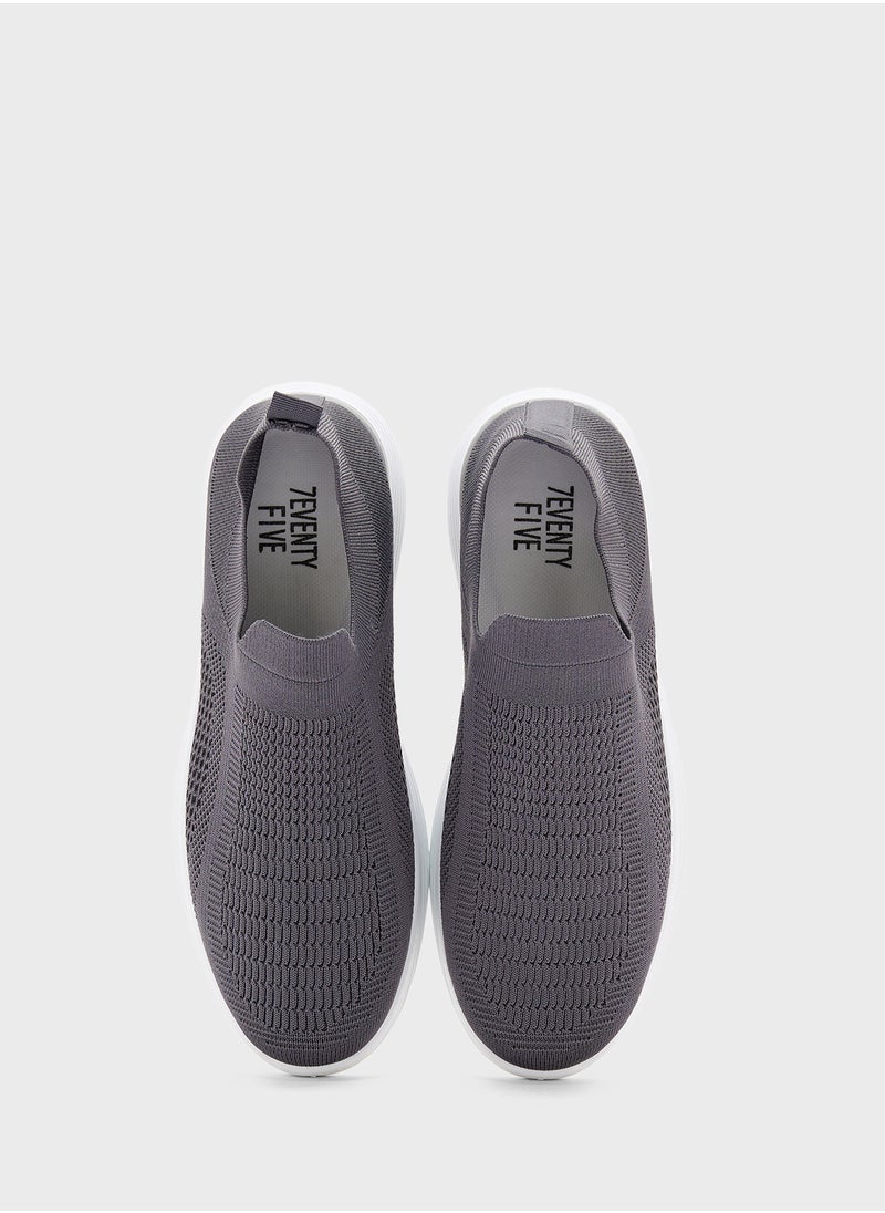 Seventy Five Knitted Casual Slip Ons  - Image 4