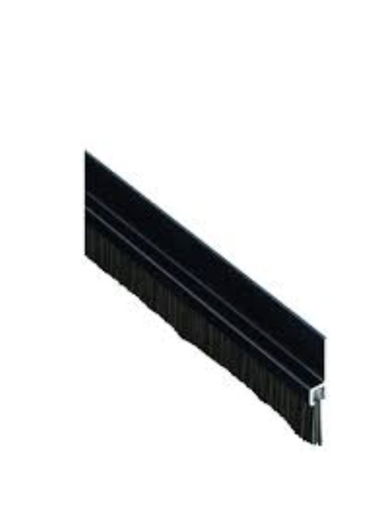 KNP KNP 1M Door Seal Bottom Brush with 4Pcs Screws Black  - Image 1