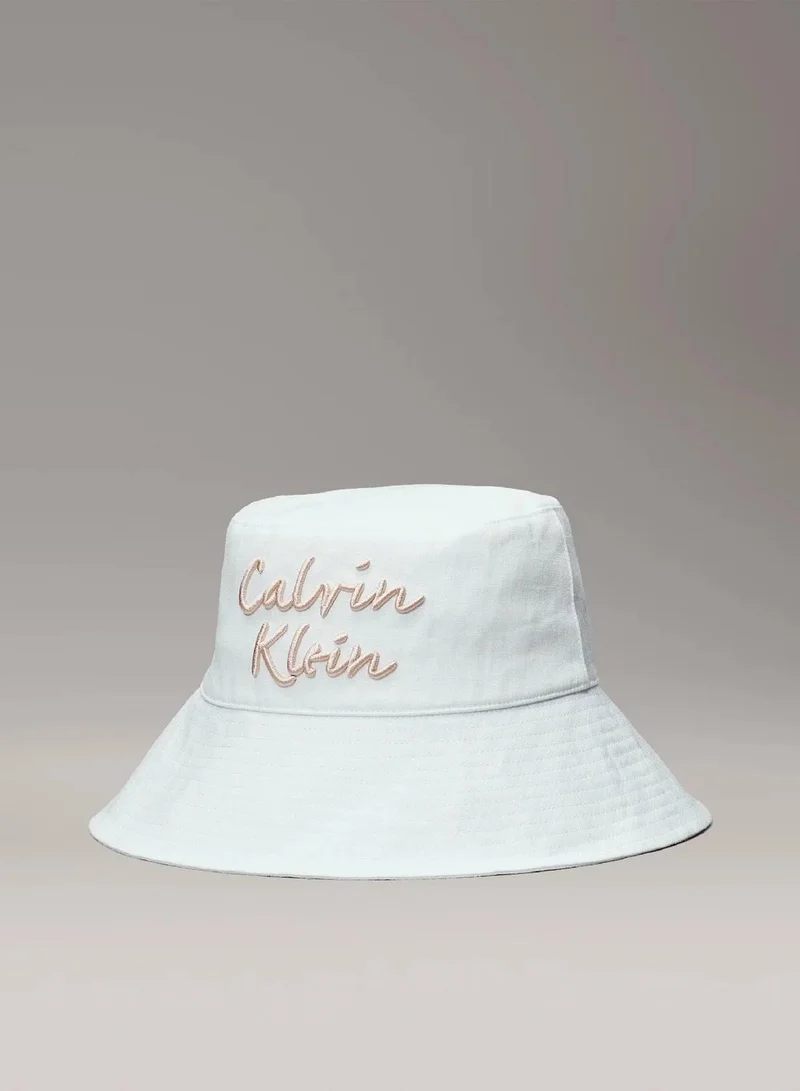 Calvin Klein Jeans Tofu Kids' Linen Bucket Hat  | Best Price UAE