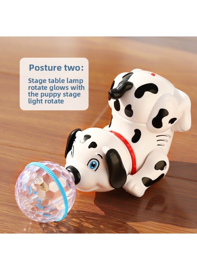 Shake The Same Stunt Top Ball Electric Toy Dog Can Sing And Dance Luminous Rotating Top Ball Puppy Toy Wholesale-Specifications:388-19 + Rechargeable Battery + Charger + Screwdriver  - Image 5