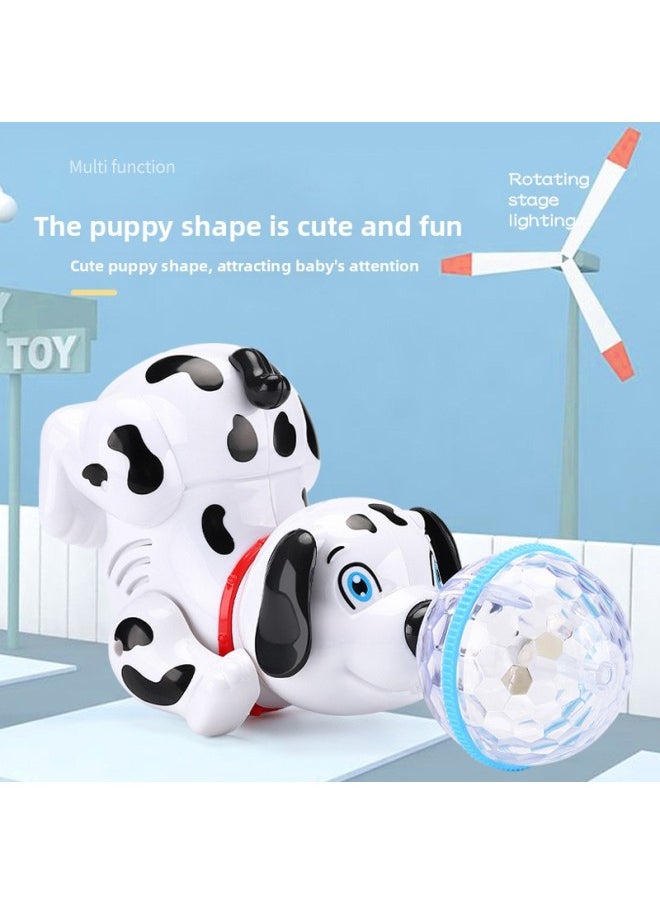 Shake The Same Stunt Top Ball Electric Toy Dog Can Sing And Dance Luminous Rotating Top Ball Puppy Toy Wholesale-Specifications:388-19 + Rechargeable Battery + Charger + Screwdriver  - Image 3