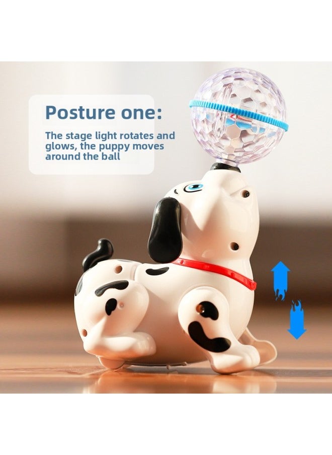 Shake The Same Stunt Top Ball Electric Toy Dog Can Sing And Dance Luminous Rotating Top Ball Puppy Toy Wholesale-Specifications:388-19 + Rechargeable Battery + Charger + Screwdriver  - Image 4
