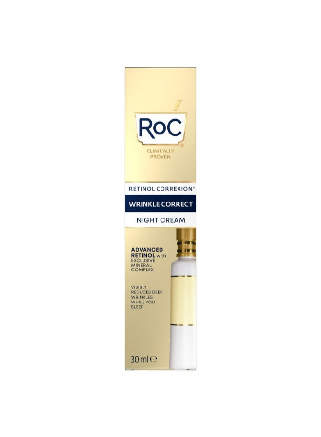 RoC RETINOL CORREXION WRINKLE CORRECT NIGHT CREAM 30ML  - Image 3