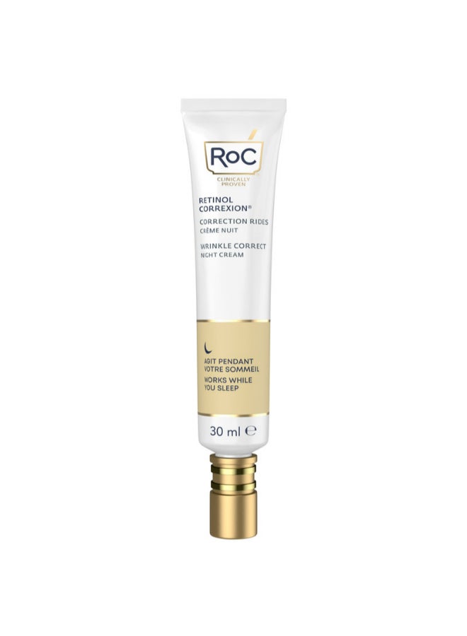 RoC RETINOL CORREXION WRINKLE CORRECT NIGHT CREAM 30ML  - Image 1