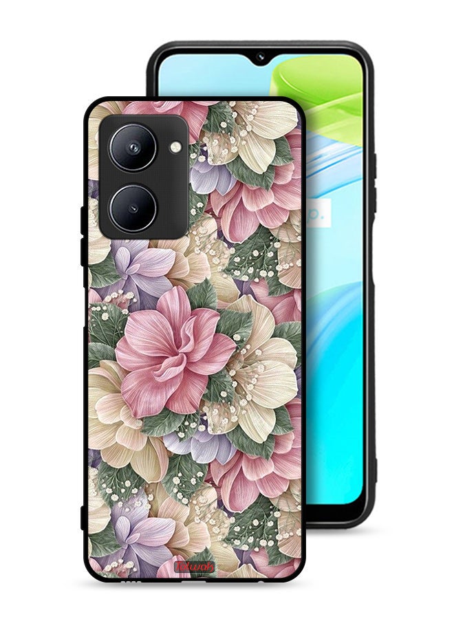 Tolwak Realme C33 Protective Case Cover Hd Floral - Image 1