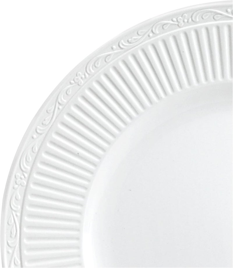 Mikasa Italian Countryside Salad Serving Bowl with Serving Utensils White - Image 5