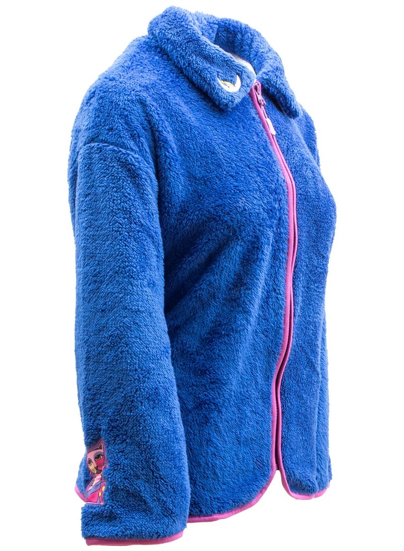 Biggdesign Women's Fleece Jacket, Full Zip Up, Flexible, Modern Fit, Lightweight, Breathable, Insulated Women’s Polar Fleece, Mid-Layer Insulation Jacket, Outdoor and Daily Use, Size L  - Image 3