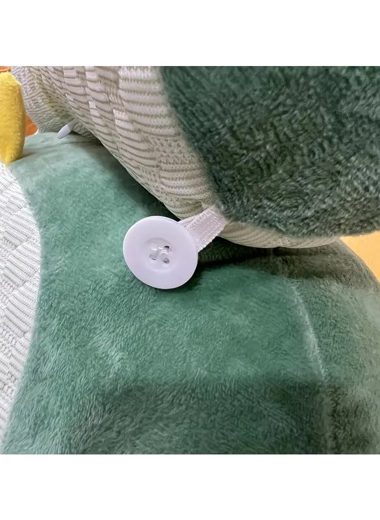 Generic - Bedside Sofa Pillow Backrest,Reading Pillow, Sitting Pillow,Shredded Memory Foam Reading Pillow with Detachable Neck Roll - Image 1