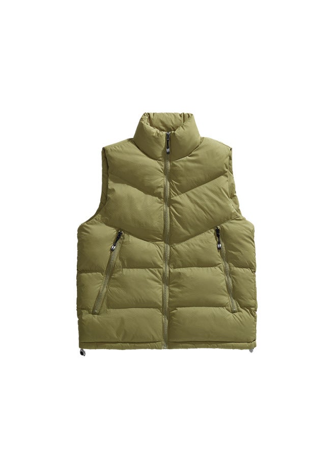 Graphene Windproof Sports Vest Outdoor Down Cotton Training Running Vest for Autumn and Winter