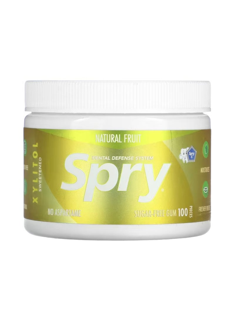 Spry Natural Fruit, Sugar Free, 100 Pieces - Image 1