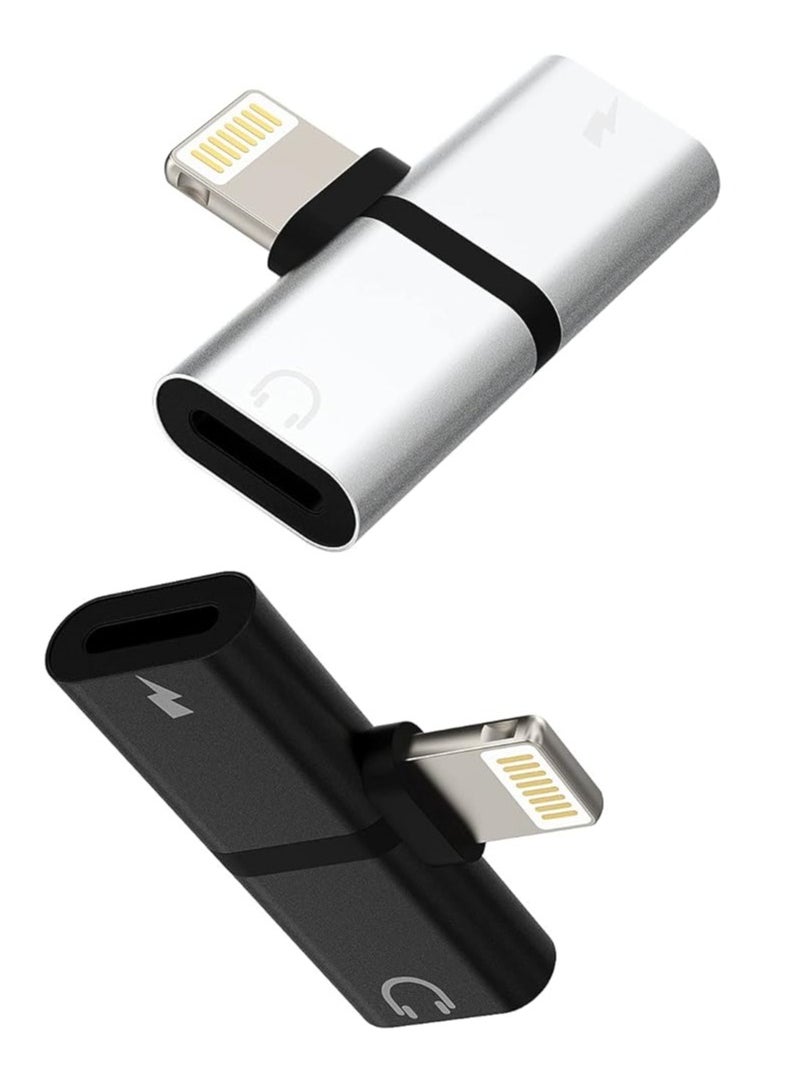 Bastec MFI Certified 2-in-1 Lightning Adapter for iPhone - Listen, Charge, Transfer, Phone Calls  - Image 2