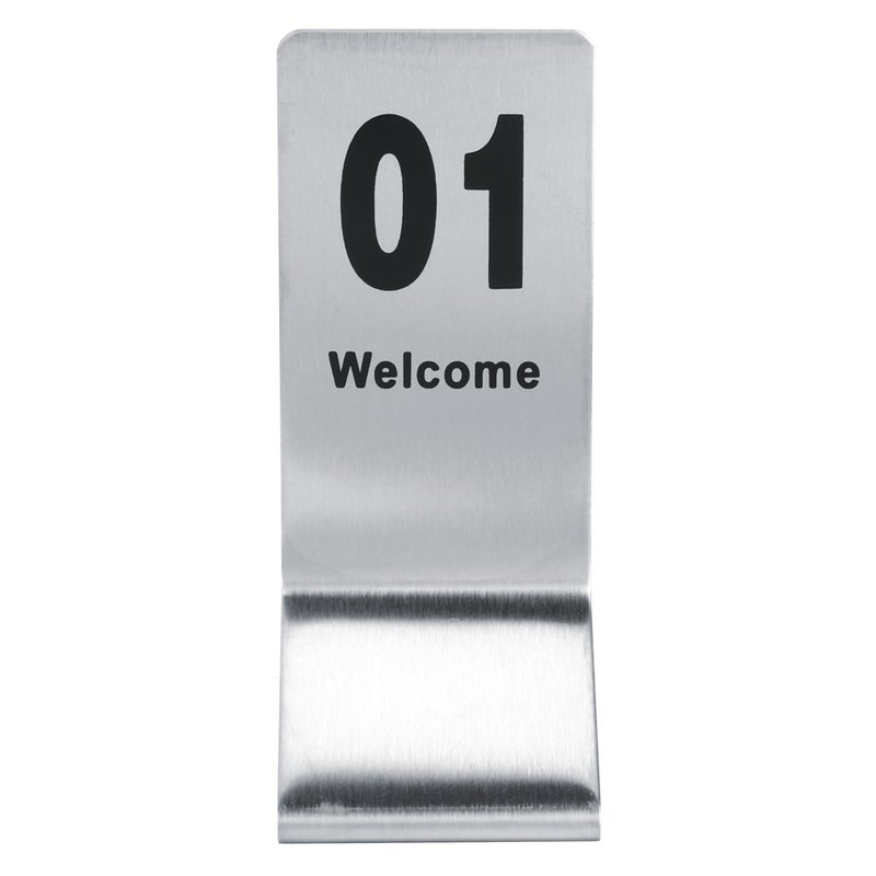 Stainless Steel 1-10 Double side Table Numbers Props for Wedding Party Decoration - Image 4