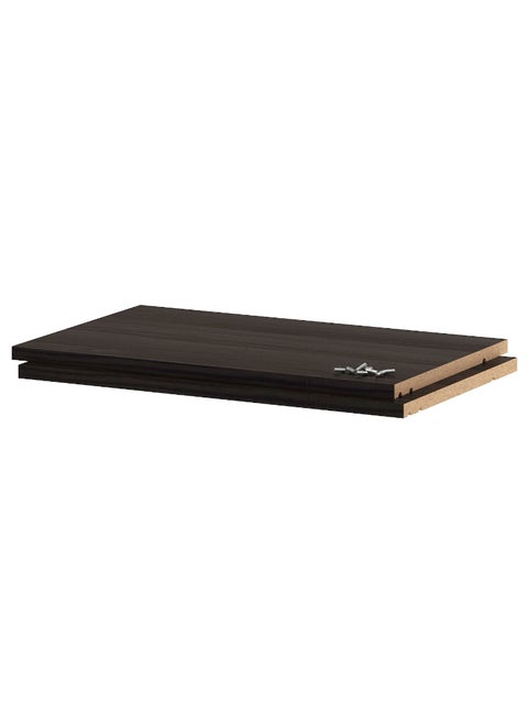 Shelf Compact and Versatile Storage Solution Shelf Black 60x37 cm