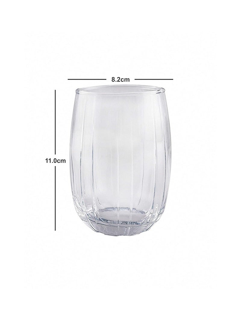 Goodhomes Glass Juice Tumbler Set of 6pcs Clear 6 Cup - Image 3