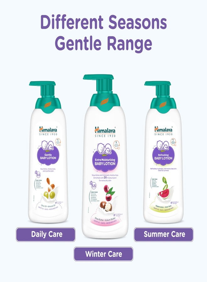 Himalaya Extra Moisturizing Baby Lotion with Shea Butter | pH 5.5 | 400ml - Image 4