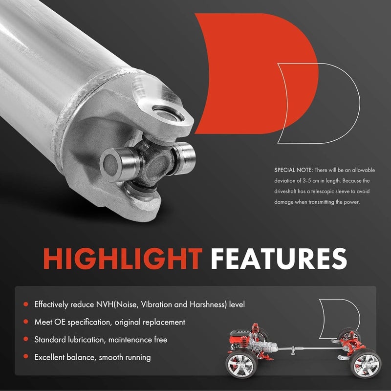 A-Premium Rear Complete Drive Shaft Assembly - Image 4