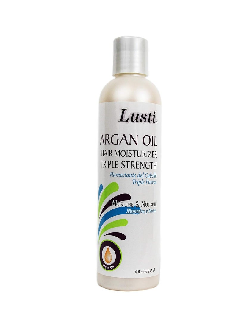 Lusti Argan Oil Hair Moisturizer Triple Strength, 8 fl oz - Moisture & Nourish - Eliminate Dryness Completely - Image 3