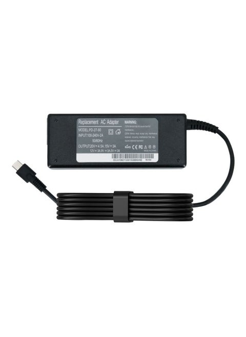 45W65W Charger 90W Type-c For Huawei Dell HP Laptop Power Adapter-Color:90W PD-Specifications:Type-c