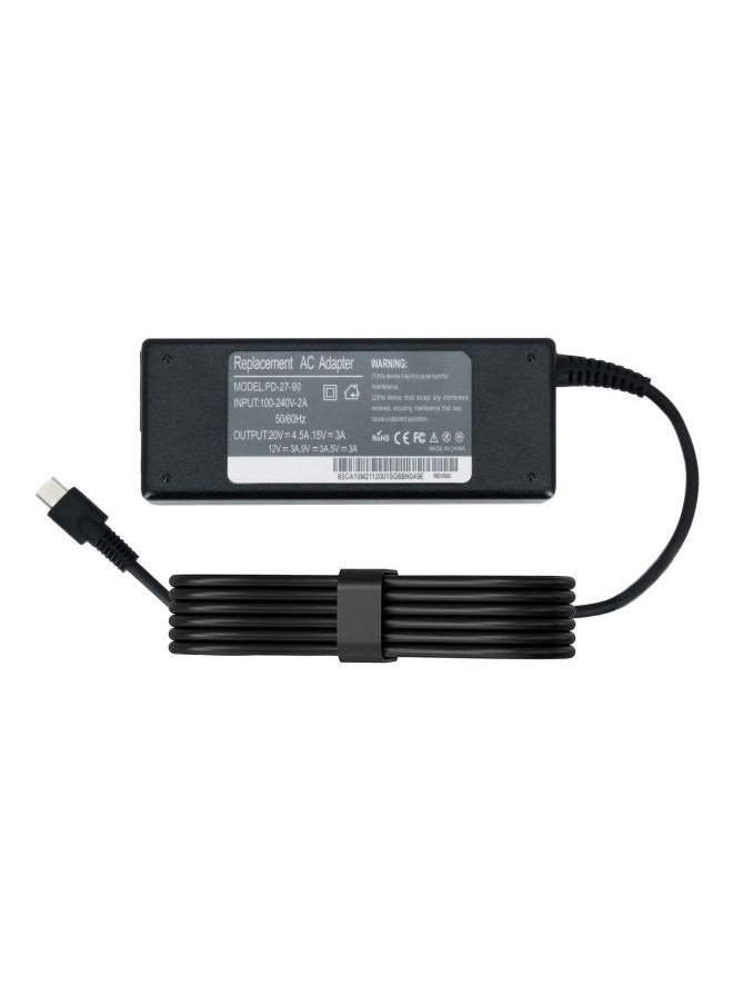 45W65W Charger 90W Type-c For Huawei Dell HP Laptop Power Adapter-Color:90W PD-Specifications:Type-c