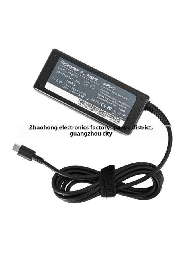 45W65W Charger 90W Type-c For Huawei Dell HP Laptop Power Adapter-Color:90W PD-Specifications:Type-c