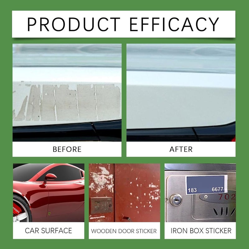 كاست ويف مزيل لاصقات، Surface-Safe Glue Remover مع مكشط بلاستيكي، سعة 3.38 أونصة سائلة، مزيل لاصقات يسهل إزالة اللاصقات والملصقات والديكالات، مزيل لاصقات للسيارات. - Image 4