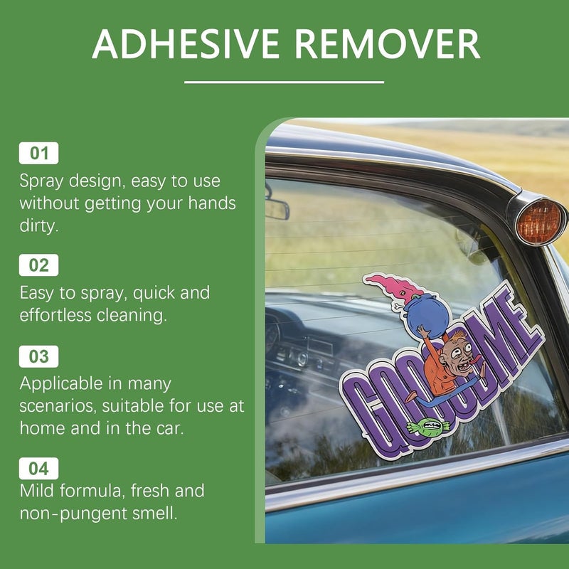 كاست ويف مزيل لاصقات، Surface-Safe Glue Remover مع مكشط بلاستيكي، سعة 3.38 أونصة سائلة، مزيل لاصقات يسهل إزالة اللاصقات والملصقات والديكالات، مزيل لاصقات للسيارات. - Image 3