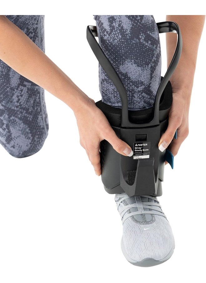 Teeter EZ-Up Gravity Boots for Inversion Decompression Stretching, Back Pain Relief and Abdominal Exercise