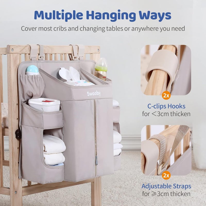Sweeby Diaper Organizer for Changing Table and Crib - Image 5