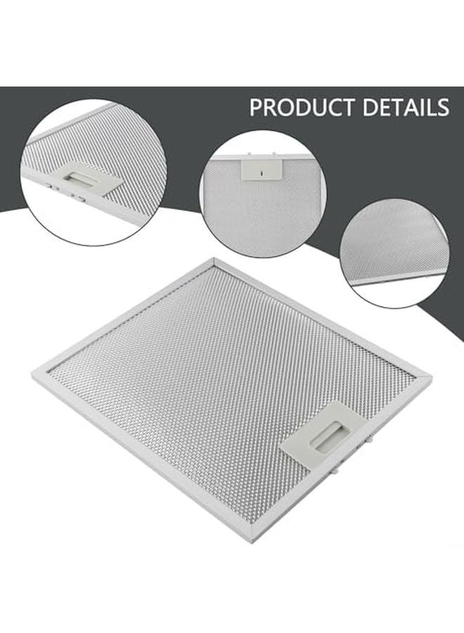 مرشحات شفاط المطبخ الفضية 2 قطعة شبكة معدنية 305 مم × 267 مم × 9 مم ترشح 5 طبقات - Image 4