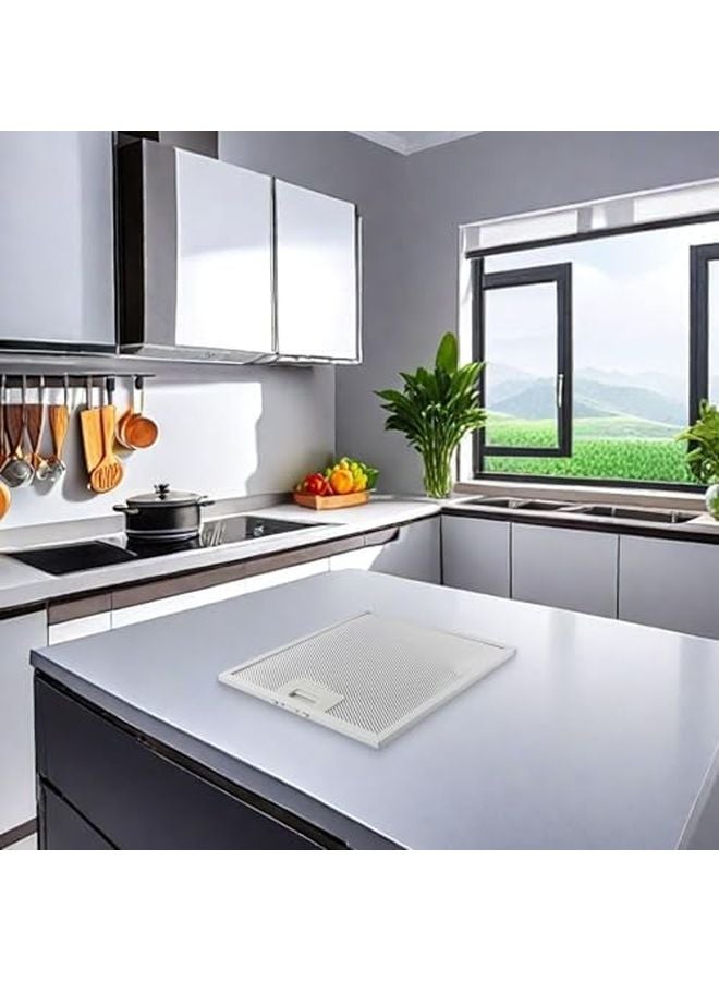 مرشحات شفاط المطبخ الفضية 2 قطعة شبكة معدنية 305 مم × 267 مم × 9 مم ترشح 5 طبقات - Image 3