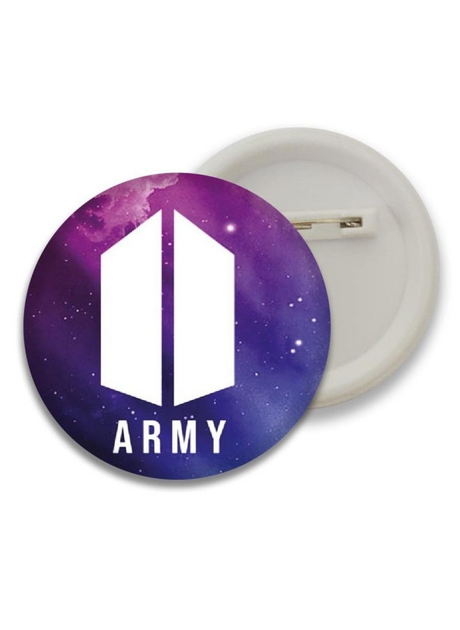 D2c D2C Plastic Premium BTS Round Pin Button Badge - Perfect for Boys, Girls, Men & Women | Trendy KPOP Batches for Bags, Backpacks | Ideal Birthday Gift | Size 58mm Multicolor (0+Years) Pack of 5 D18  - Image 3