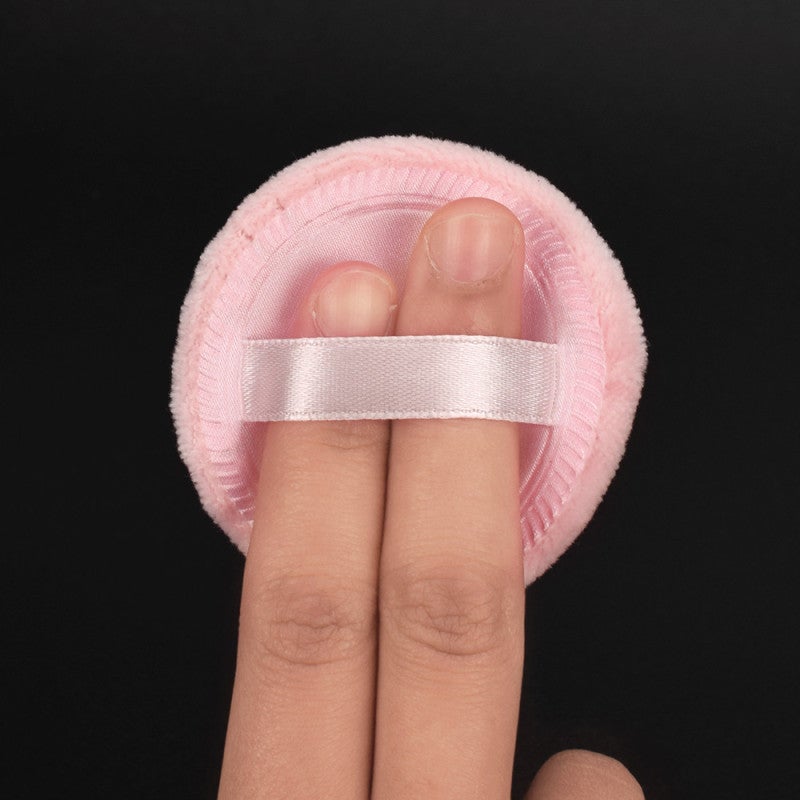 Powder Puff Pink Delicate Soft Short Fluff - Strong Powder Adsorption Body Puff for Loose Powder Cake Makeup Application - Image 5