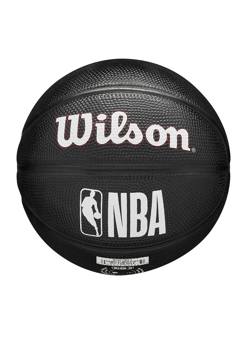 ويلسون كرة سلة NBA تيم تريبيوت ميامي هيت صغيرة SZ3 - أسود