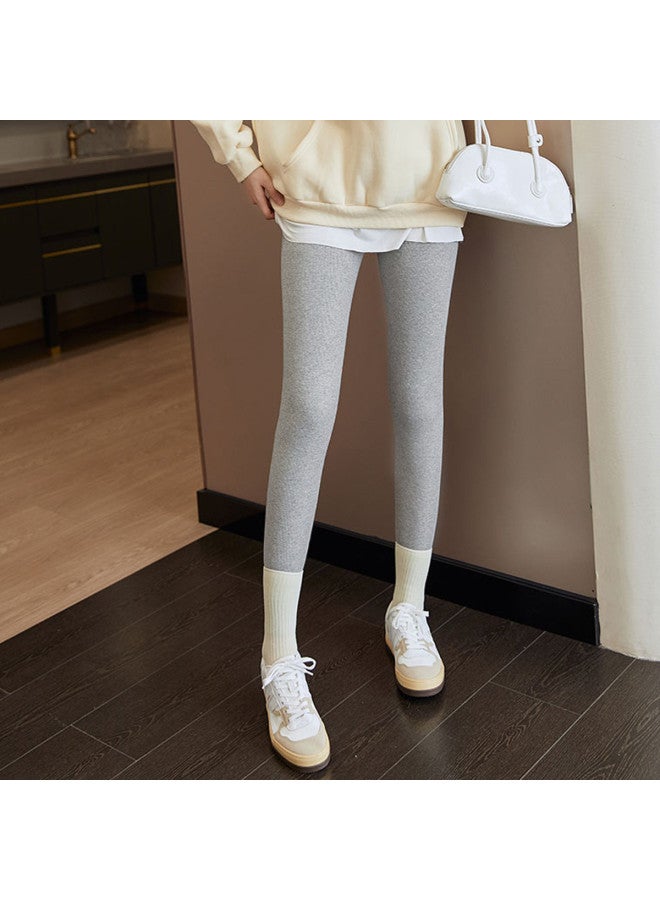 Top melon Women'S Fleece-Lined Leggings, Thick Thermal Leggings For Autumn And Winter, Fashionable Vertical Stripe Warm Leggings, Slim-Fit Casual Pants - Image 4
