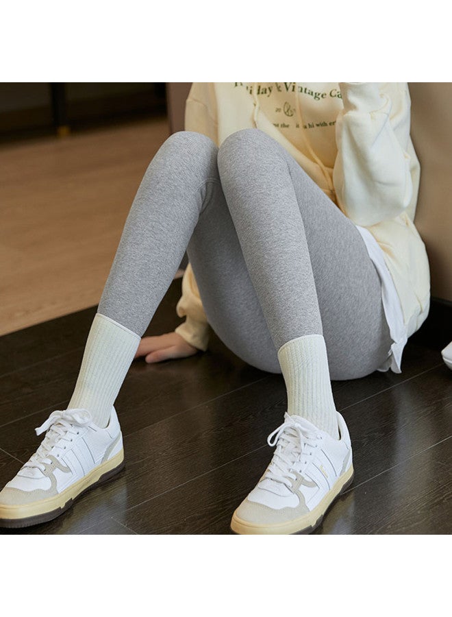 Top melon Women'S Fleece-Lined Leggings, Thick Thermal Leggings For Autumn And Winter, Fashionable Vertical Stripe Warm Leggings, Slim-Fit Casual Pants - Image 3