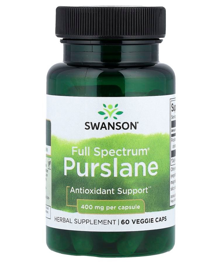SWANSON Full Spectrum® Purslane 400 mg 60 Veggie Caps