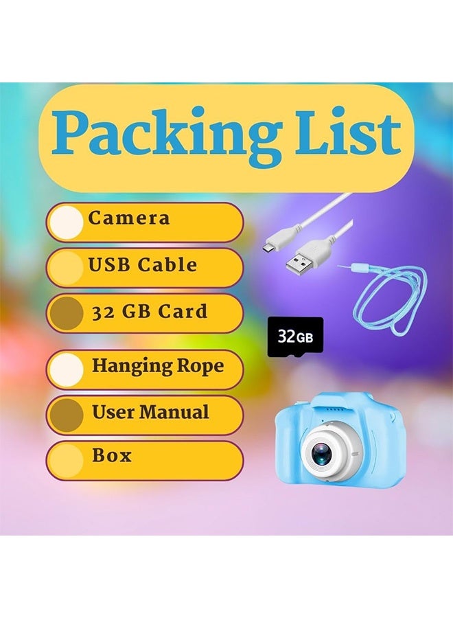 Gecomo Kids Selfie Camera, Kids Digital Cameras with HD Video, Children's Digital Camera Toys for Boys Ages 5-7 - Image 3