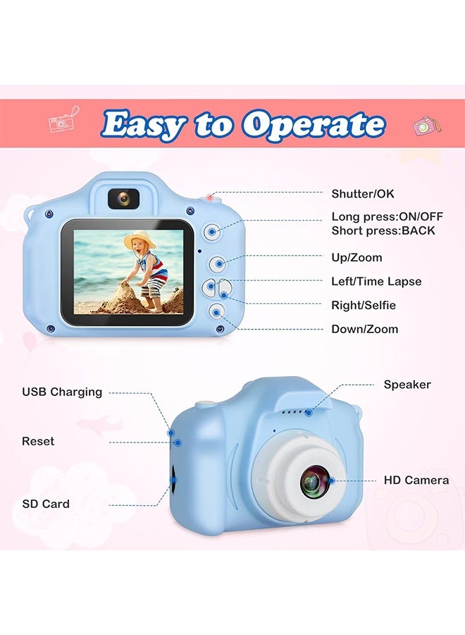Gecomo Kids Selfie Camera, Kids Digital Cameras with HD Video, Children's Digital Camera Toys for Boys Ages 5-7 - Image 4