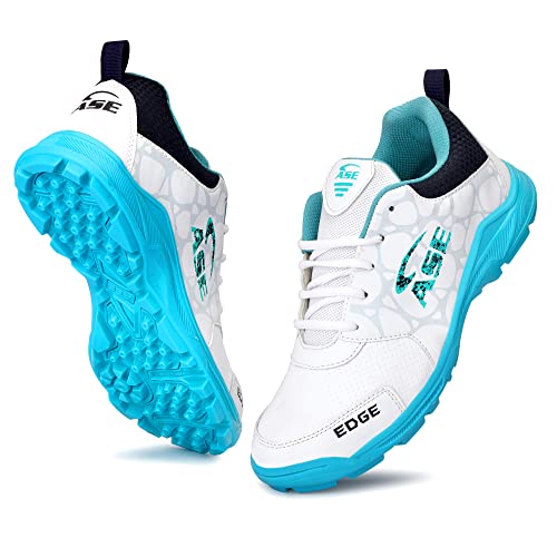 ASE Limited Edge Edition Elite Performance PVC Spike Cricket Shoes for Men (See Green)_05 - Image 3