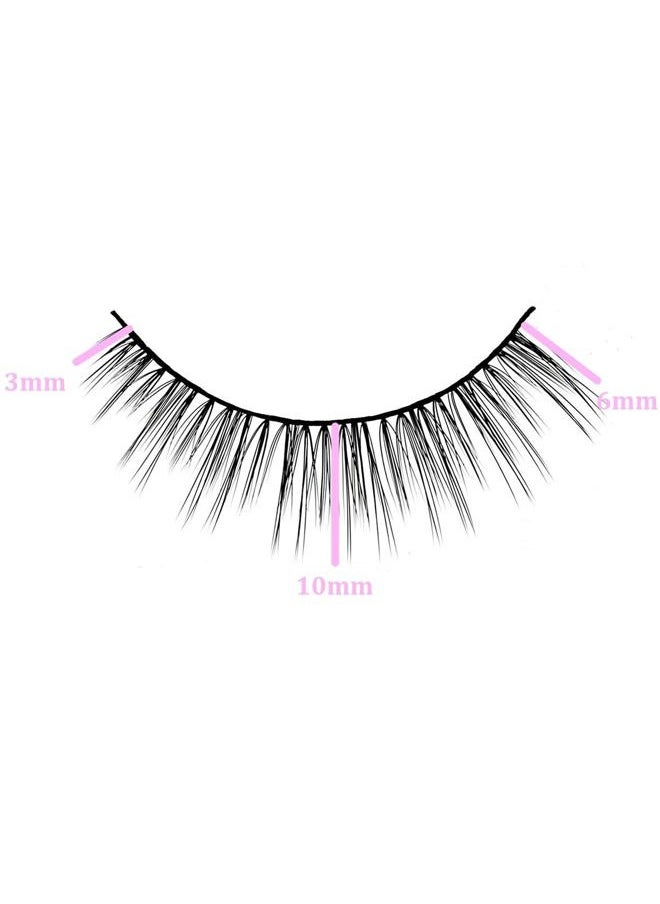 Icona Lashes False Eyelashes Pack - Fake Eyelashes Extensions - Soft, Fluffy Falsies with Tapered Ends & Professional-Grade Band - Handmade, Vegan, Reusable - Natural Black - Fairy Tale  - Image 3