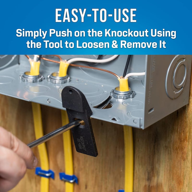 Jonard Tools WBK-100 Panel Buddy Knockout Set for Front and Rear Knockouts - Image 4