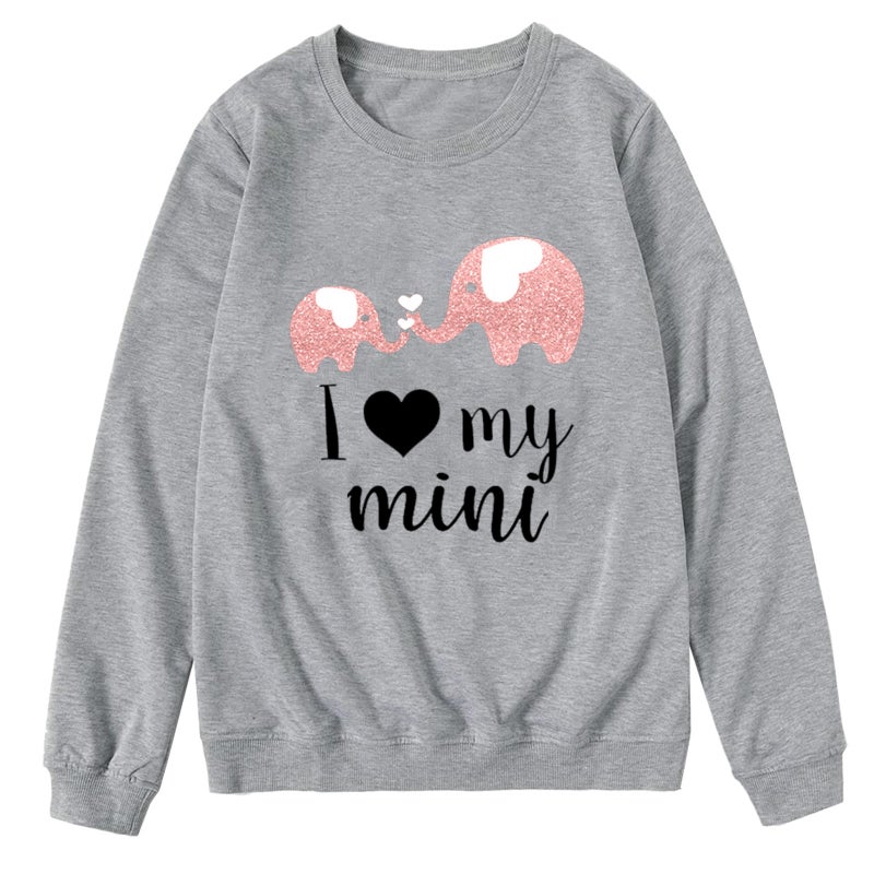 Factory wholesale autumn and winter plus velvet padded round neck long sleeve and women''s clothing tide wish - Image 4
