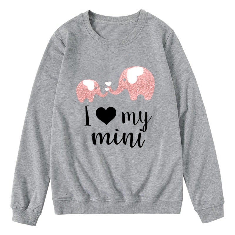 Factory wholesale autumn and winter plus velvet padded round neck long sleeve and women''s clothing tide wish - Image 2