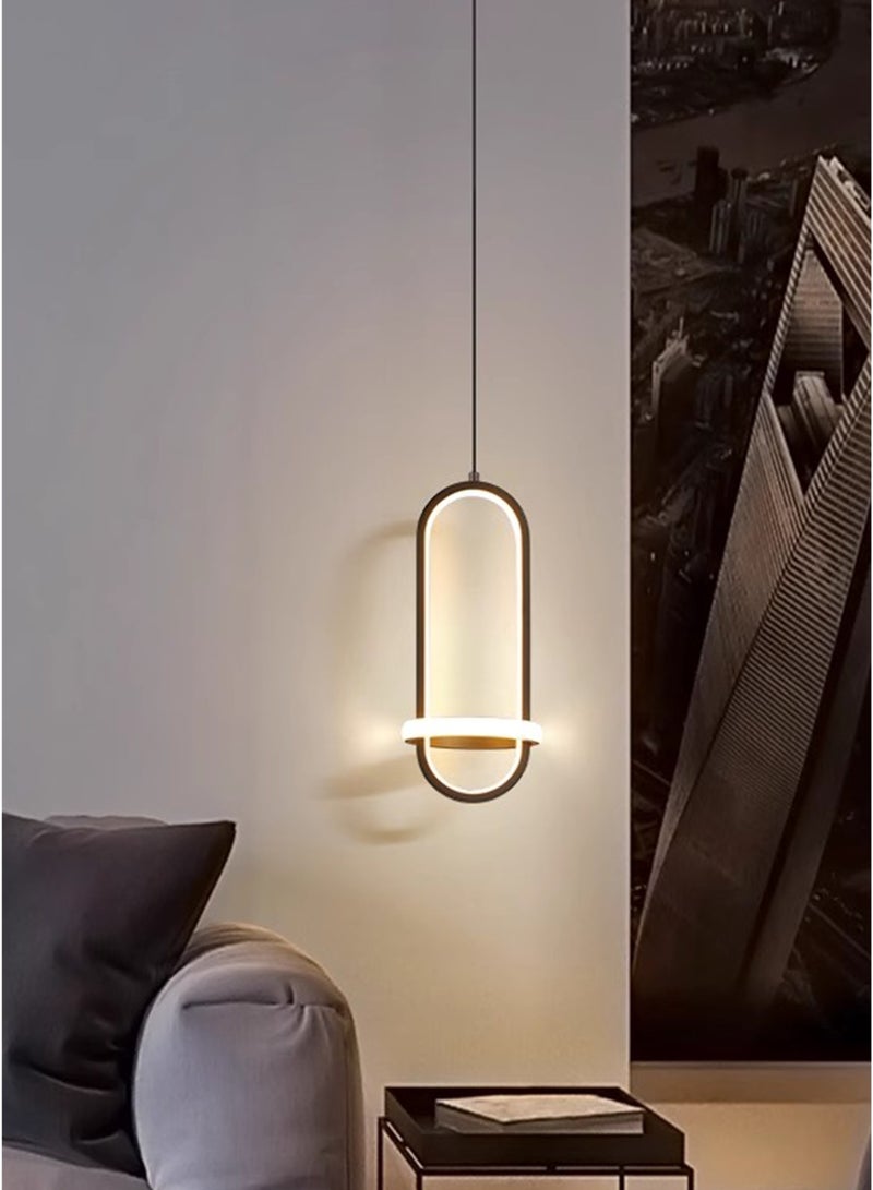 ون لايت ثريا LED عصرية وبسيطة، بثلاثة ألوان قابلة للتعديل، مناسبة للمنازل والمطاعم والحانات. - Image 3