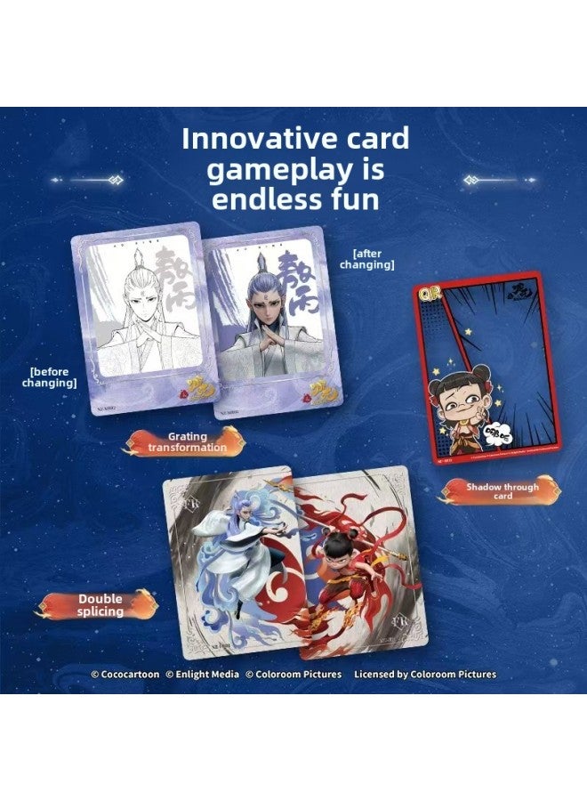 Which Card Blind Box Collection Card Board Game Egg Pony. Polaroid One Yuan Bag Game Clip Machine Wholesale-Color:One Box Of Time Agent Full Flash Cards (32 Packs Per Box)  - Image 3