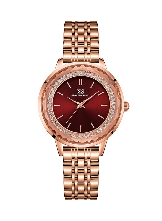 KENNETH SCOTT Stainless Steel Analog Wrist Watch K22532-RBKR - Image 1