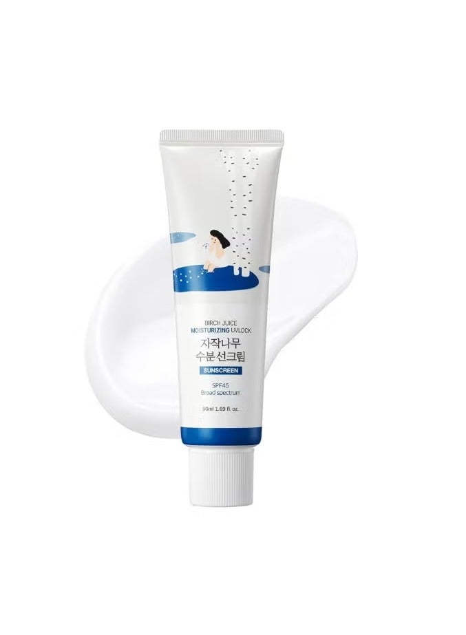 ROUND LAB Birch Moisturizing Sunscreen SPF 50+ PA++++ 50ml - Image 1