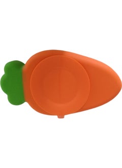 Vacuum Silicone Food Plate, Fork / Knife and Bib Set (Carrot Figured) - pzsku/Z6BE4D6F5741C0F7B3B2DZ/45/_/1728061518/bdd74422-896e-4ca0-9bcc-86de6a5b0d73