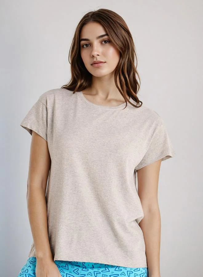 سبلاش فيڤ طقم بيجاما قطن تي شيرت وبنطلون